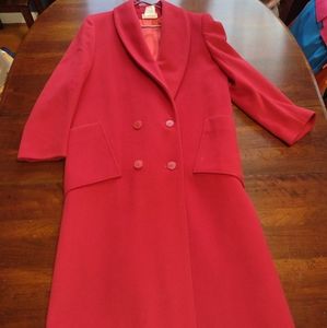 Gorgeous vintage red trench